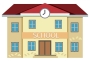 Бесплатное векторное изображение Здание желтой школы